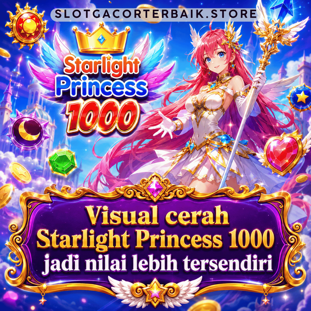 Visual cerah Starlight Princess 1000 jadi nilai lebih tersendiri